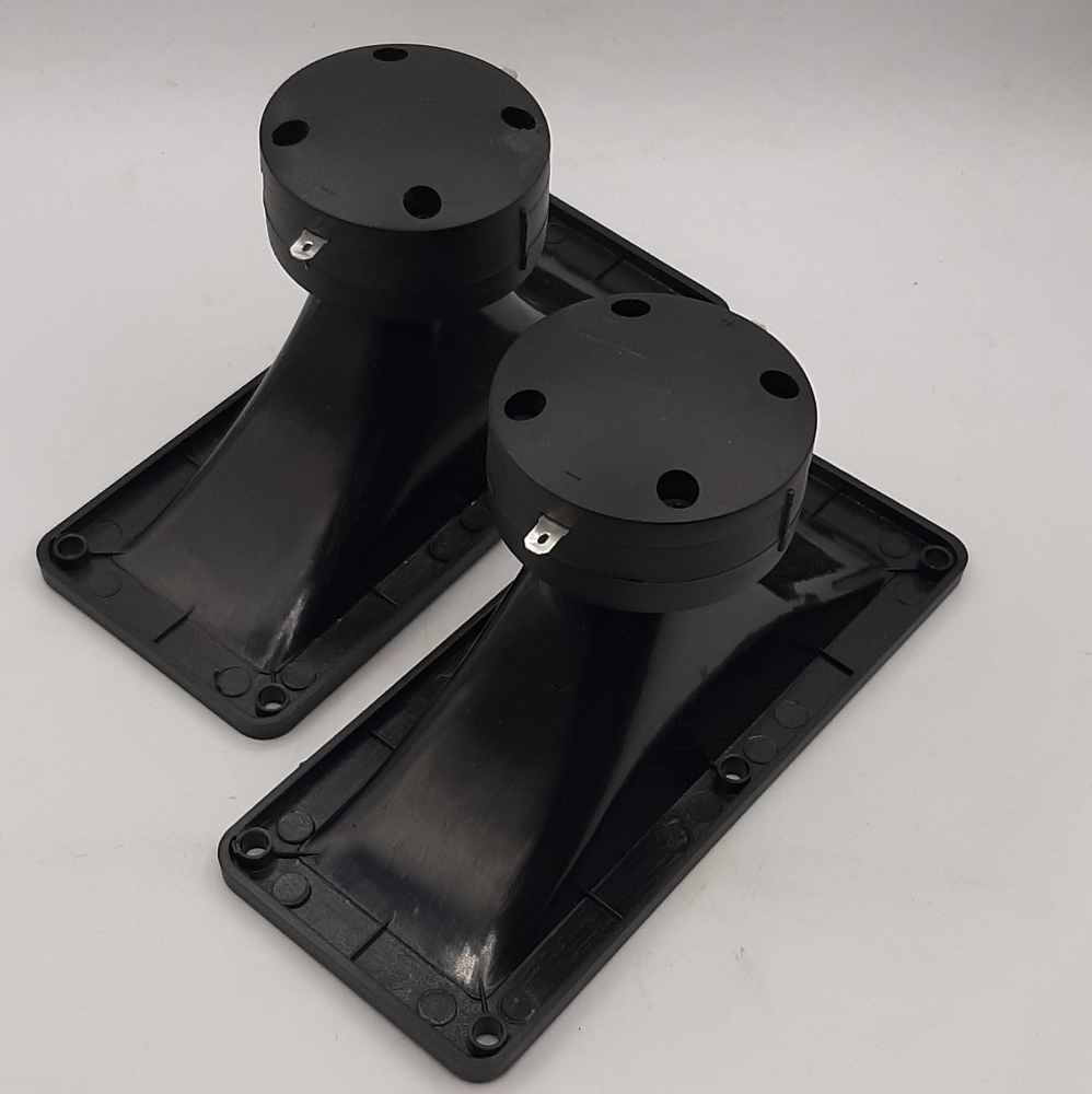 One Pair 3 1/8" x 7 3/8" Inch Piezo Flush Mount Horn TWEETERS Home Car Pro